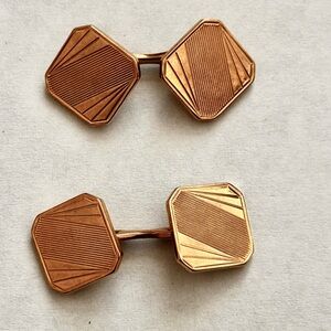 Vintage Krementz gold tone Cufflinks